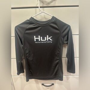 Huk Black Performance Long Sleeve Shirt